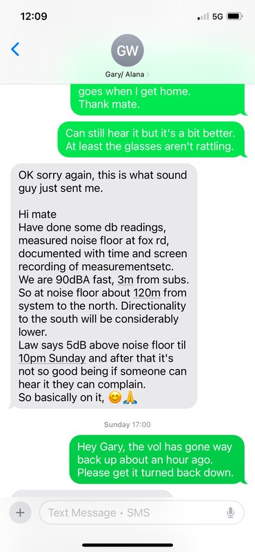 Sound engineer claiming noise floor at 120m